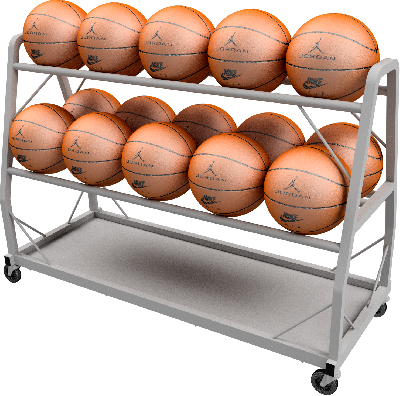 Стеллажи для хранения баскетбольных мячей